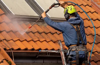 Démoussage et hydrofuge de toiture à Teillots